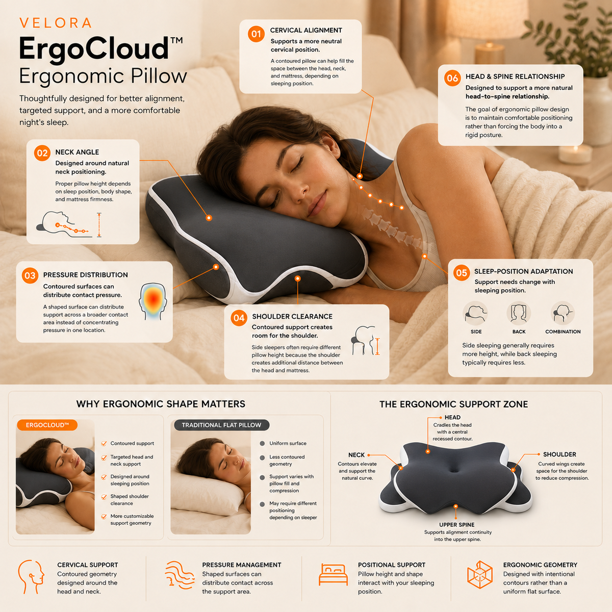 Ergonomic contour shape